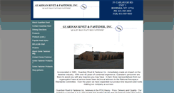 Desktop Screenshot of guardianrivet.com